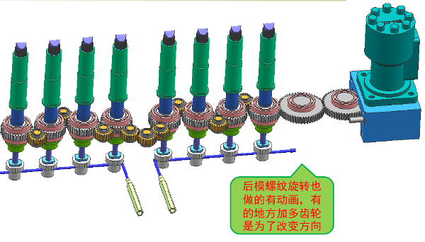 模具設(shè)計(jì)-三面螺紋抽芯案例